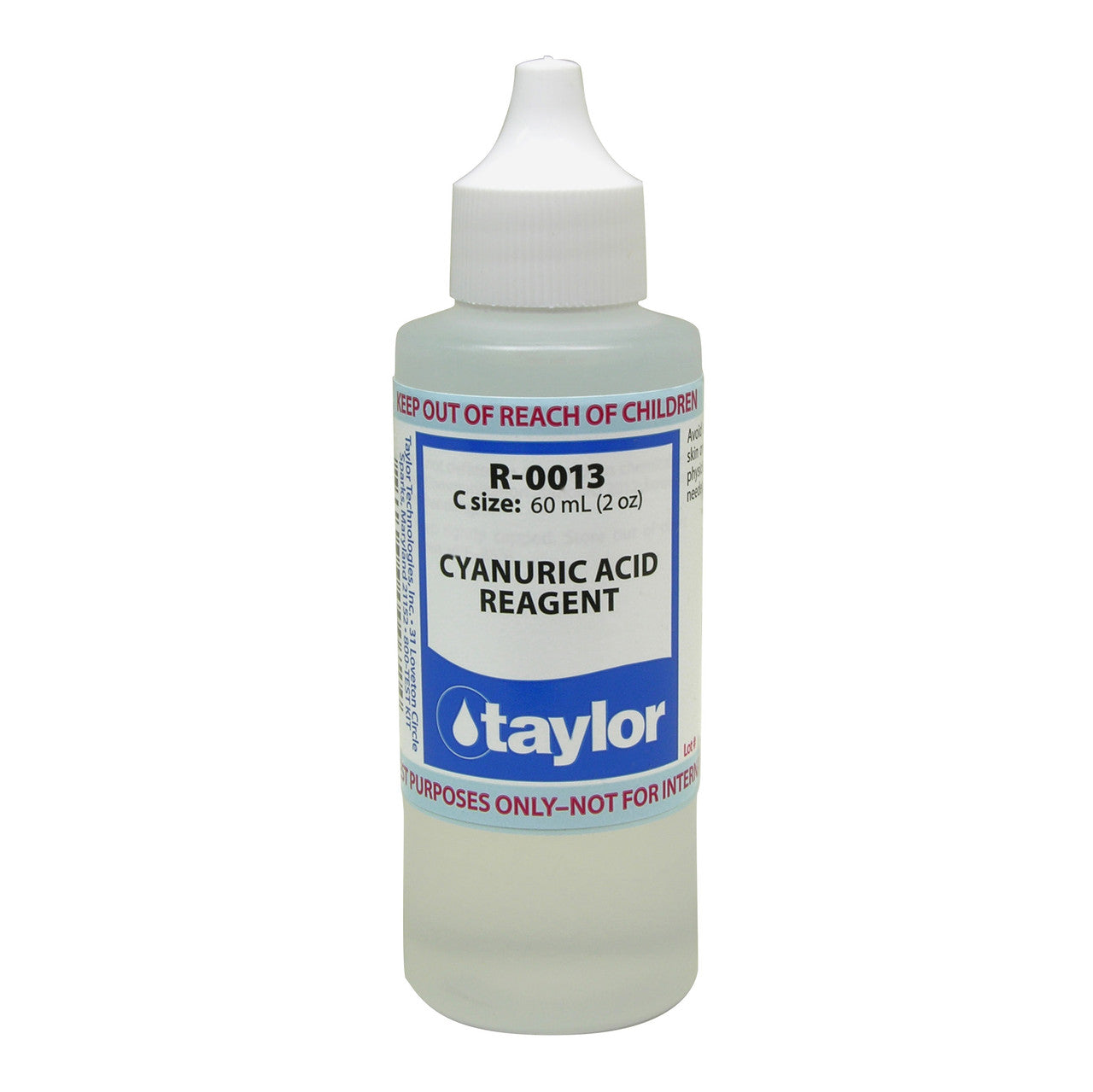 Taylor Technologies Cyanuric Acid Reagent 2 oz R-0013-C