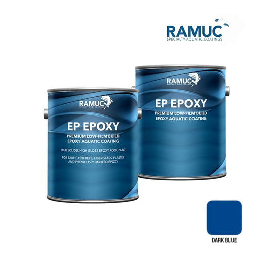 RAMUC EP High Gloss Epoxy Pool Paint Dark Blue 1.25 Gallons 908130301