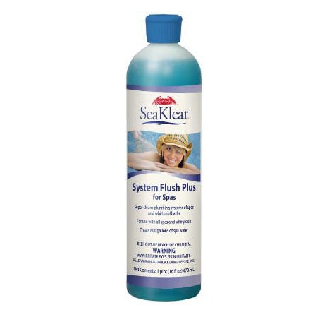 SeaKlear System Flush Plus 90014SKR Bottle Back View