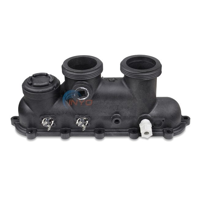 Raypak 006827F Inlet Outlet Header Assembly for Polymer Heaters