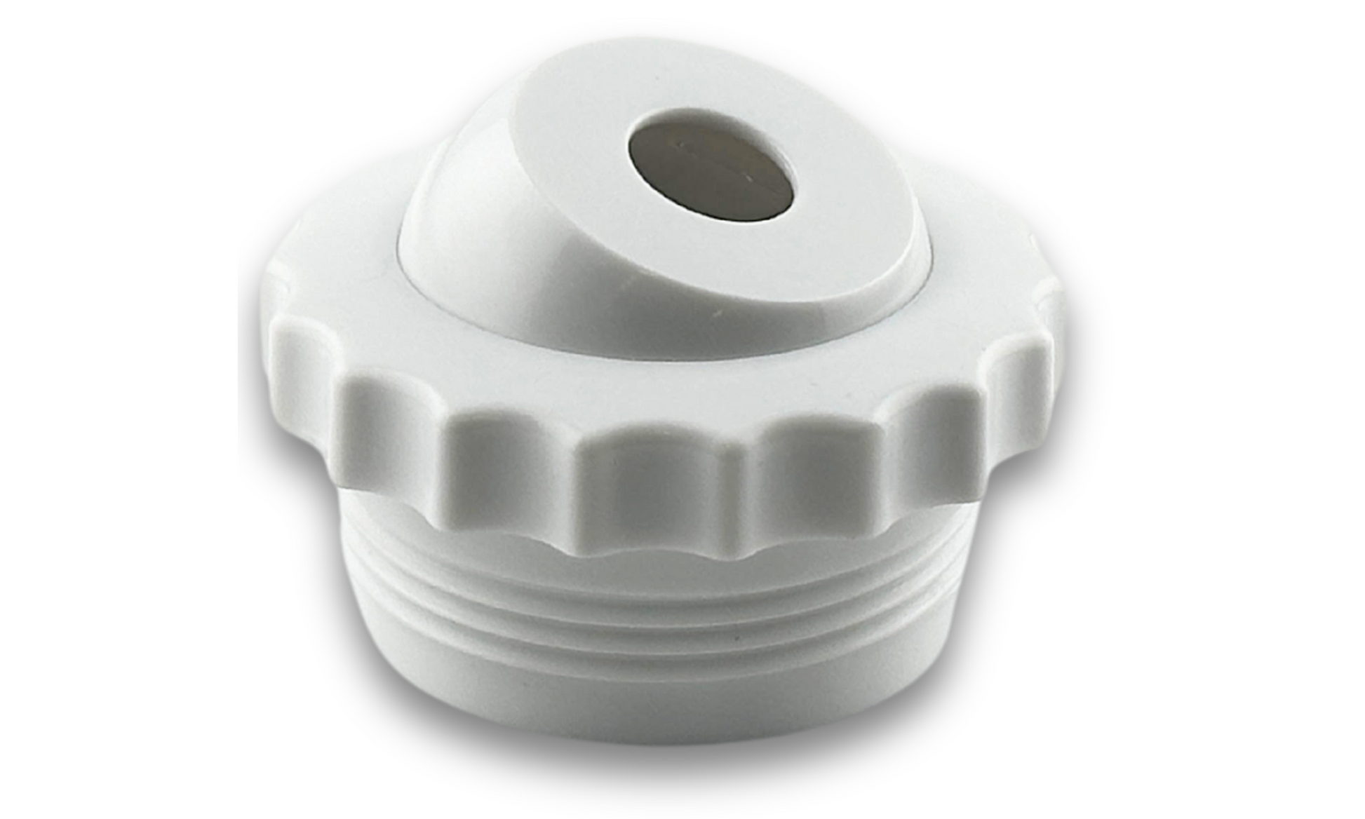 Swimables White Threaded Directional Eyeball Fitting .75 x 1.5 Inch SW-30-830