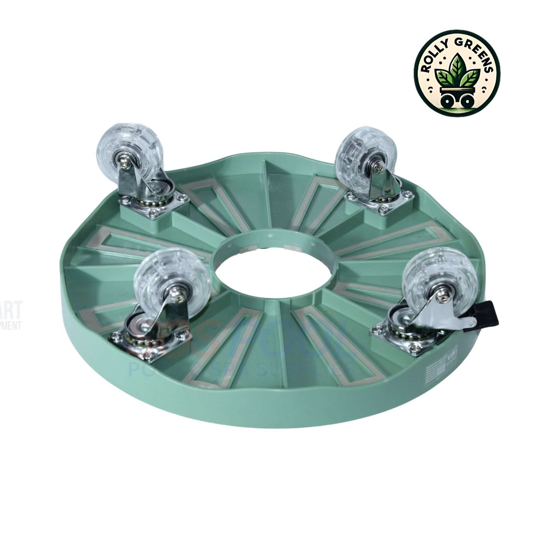 RollyGreens 12 Inch Plant Dolly Rolling Stand RG-012-101-1