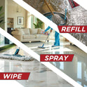 StonePro Crystal Clean Concentrate 32 fl oz – pH Neutral Stone Cleaner & Sealer Reinforcer