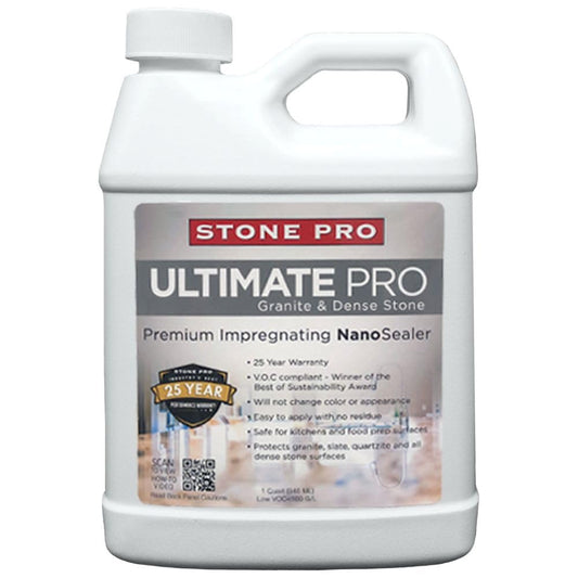 StonePro Ultimate Pro Stone Sealer 1 Pint (16 fl oz) Penetrating Sealer for Granite, Slate, Quartzite & Dense Stone S-UPS16