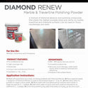 StonePro Diamond Renew Polishing Powder 1 lb Professional Marble, Travertine & Limestone Polish P-DRPP