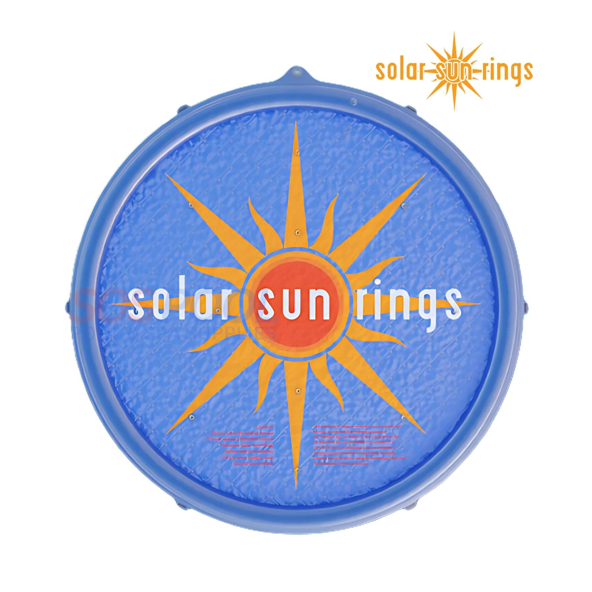 Solar Sun Rings Sunburst Design Pool Cover SSRA-SB-02