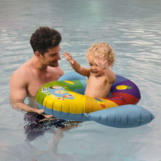 SwimWays Cocomelon Inflatable Baby Boat 6071744