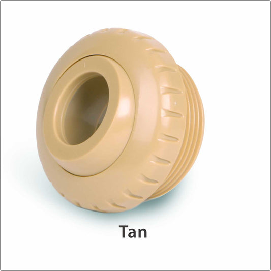 Swimables Tan Threaded Directional Eyeball Fitting .75 x 1.5 Inch SW-30-832