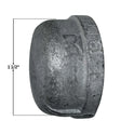 Threaded Galvanized Iron Cap | 1.5"