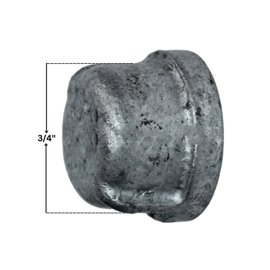 Threaded Galvanized Iron Cap | 3/4"