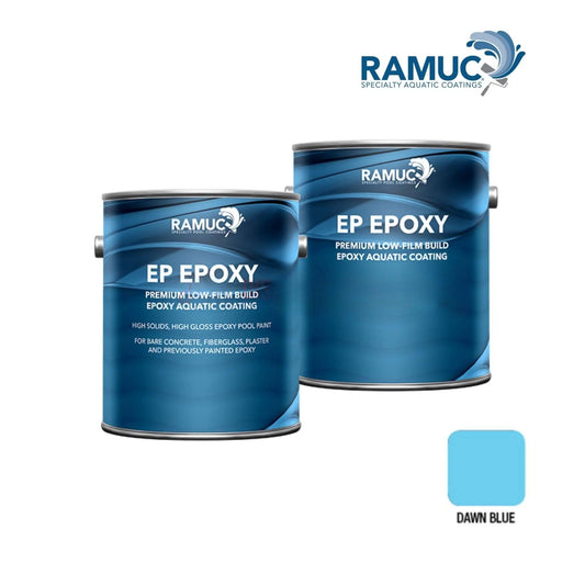 RAMUC EP High Gloss Epoxy Pool Paint Dawn Blue 1.25 Gallons 908132801