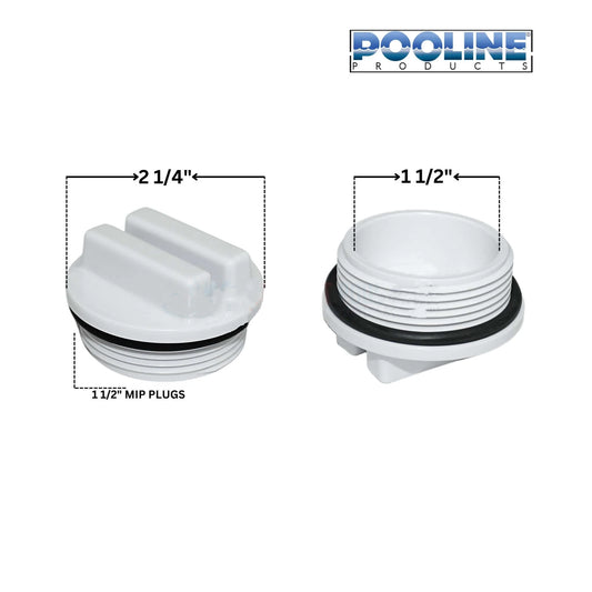 11215 | Pooline Drain Plug With O-Ring For Crystal Water Filters | 1.5"
