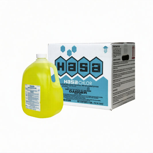 HASA Sani-Chlor 12.5% Liquid Chlorine Disposable Container