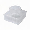 Pour-A-Lid Square Masonry Deck Drain Cover DC601CLEAR Clear 6 Inch Detail