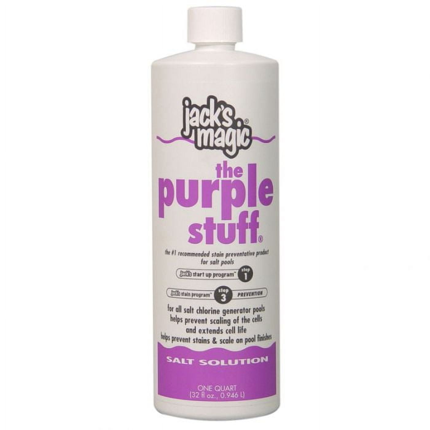 Jack's Magic The Purple Stuff Salt Pool Solution 32oz JMPURPLE032