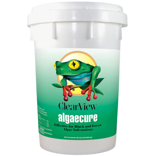ClearView AlgaeCure Granular Trichlor Black Algae Killer 25 lbs CVTC025
