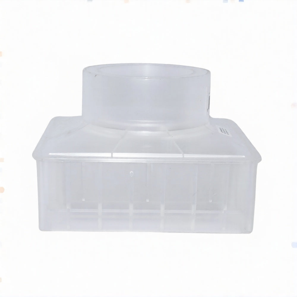 Pour-A-Lid DC601CLEAR 6 Inch Square Clear Masonry Deck Drain Cover