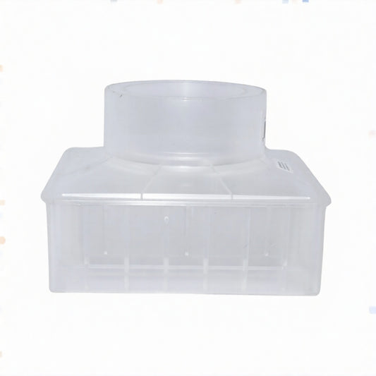 Pour-A-Lid DC601CLEAR 6 Inch Square Clear Masonry Deck Drain Cover