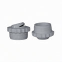 Swimables Grey Slotted Directional Eyeball Fitting 1.5 Inch SW-30-851 Side View