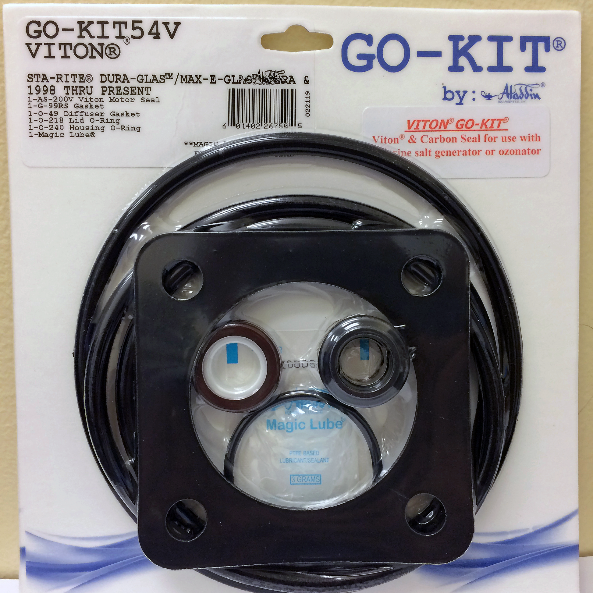 Aladdin Seal Gasket Kit GO-KIT54 for Sta-Rite Max-E-Glas Dura-Glas Pump