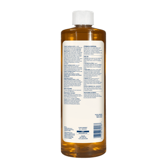 Poolife 62018 Gold Medal Water Clarifier 1 Qt Back Label