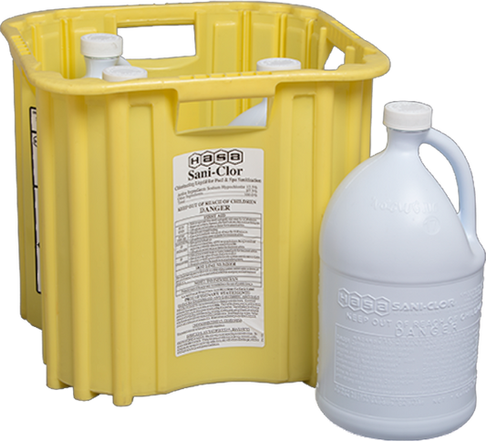 HASA Sani-Chlor 12.5% Liquid Chlorine Refillable Container