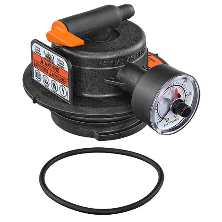 Swimables Manual Air Relief Assembly for Hayward Filter DEX2420MAR2 SW-27-242 Front