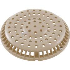 Waterway Anti-Vortex Main Drain Cover 640-2319-BEIV Tan 8 Inch Detail View