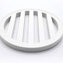 Swimables Round Pool Deck Drain Cover White 3 Inch SW-95-992 Installed View