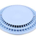 AquaStar CC8100 main drain cover clear finish anti-entrapment design
