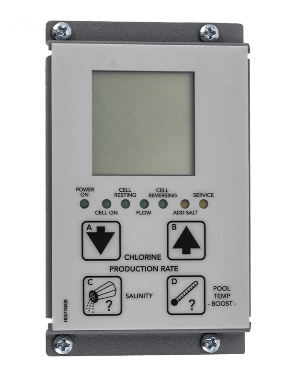 R0467401 | Zodiac User Interface Assembly | 4 Screws | Gray