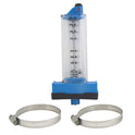 Rola-Chem Top Mount Flowmeter 570341T - Installed on PVC Pipe