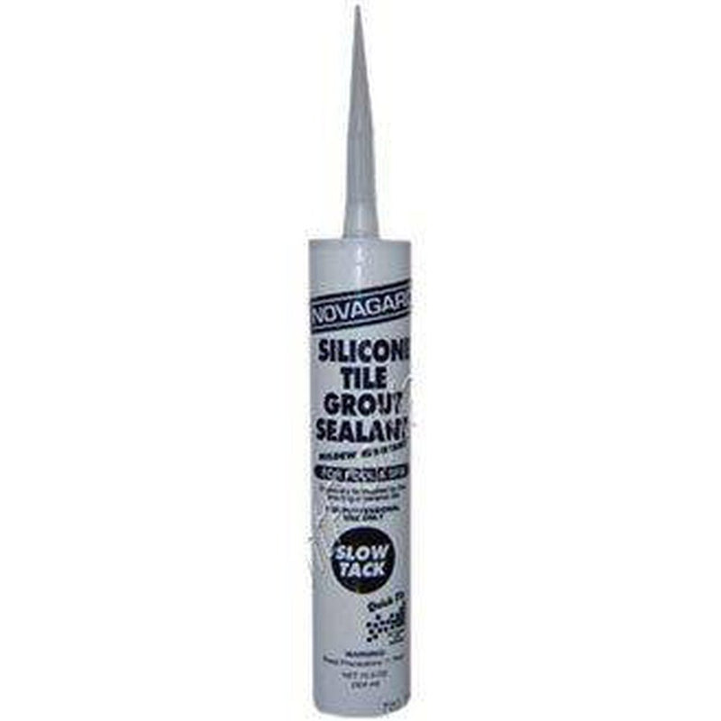 NovaGard Gray Silicone Tile Grout Sealant 10.3oz 700-165