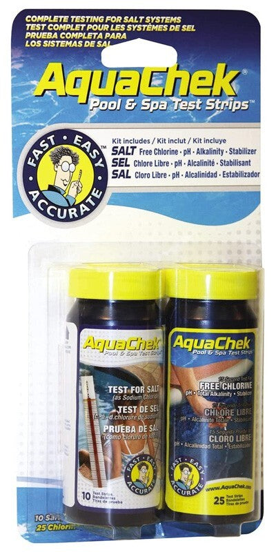AquaChek Salt System Test Kit | Mulit-Test Strips | 542228A
