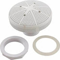 CMP White Main Drain Cover 175 GPM 25215-000-000 Detail View