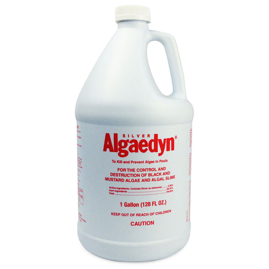 Silver Algaedyn Algae Remover Algaecide | Green and Mustard Algae Remover | Black Algae Remover | 1 Gal | 47-612G