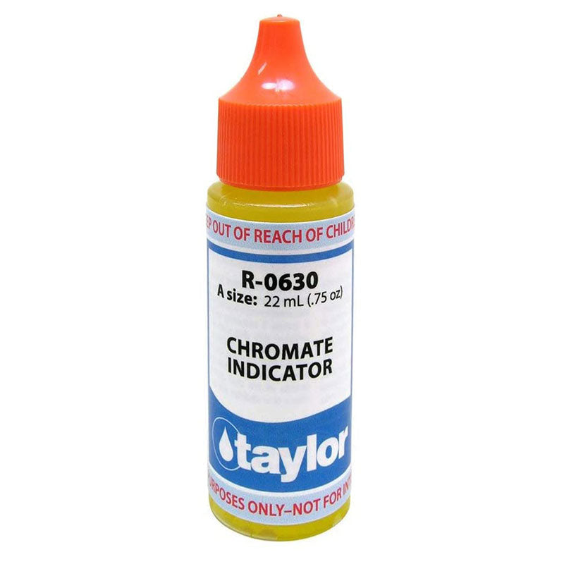 Taylor R-0630-A chromate indicator reagent 0.75 oz dropper bottle for pool testing