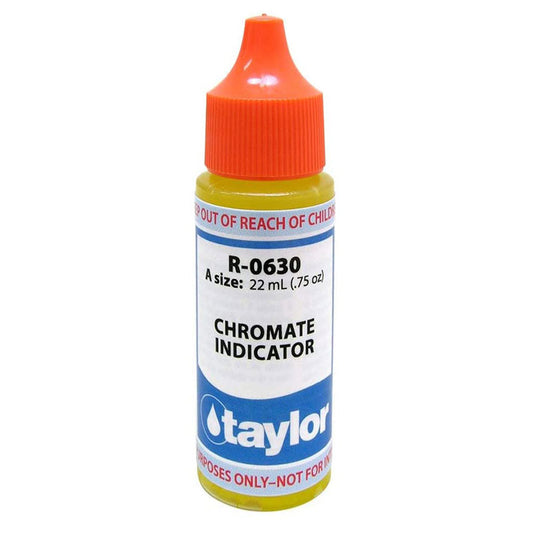Taylor R-0630-A chromate indicator reagent 0.75 oz dropper bottle for pool testing