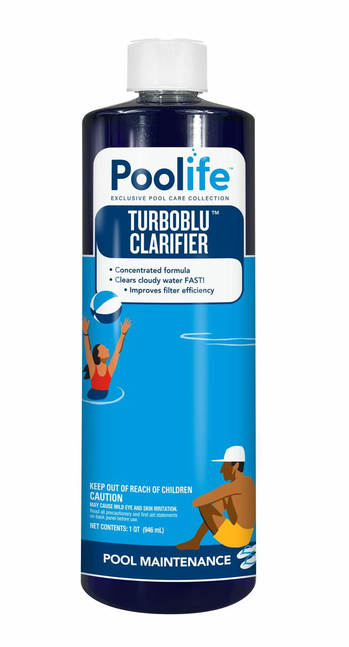 Poolife TurboBlu Swimming Pool Water Clarifier 1 qt #62064
