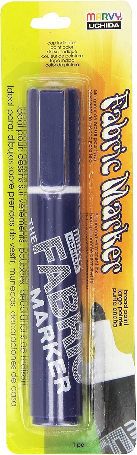Uchida Marvy 622-C-33 Navy Broad Point Fabric Marker
