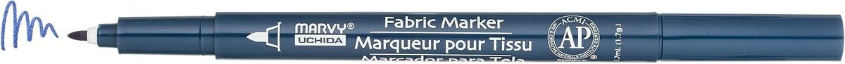 Uchida Marvy 522-C-33 Navy Fine Point Fabric Marker