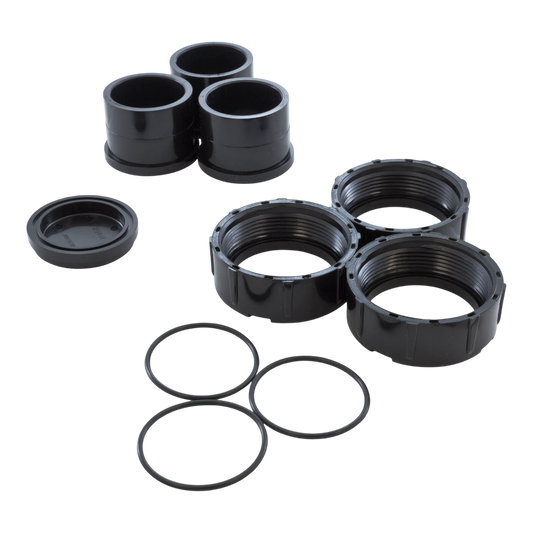Jandy Universal Half Union Set and Drain Plug Cap R0461800 for DEV and DEL Filters